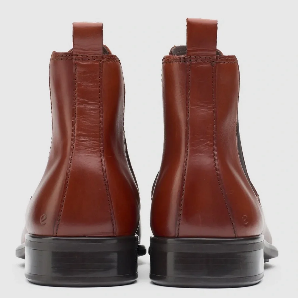 NWT! Ecco Brown Citytray Boots for Men - Size 43 (US9-9.5) 🛵
